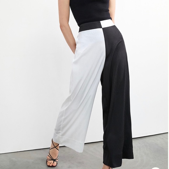 Anthropologie Pants - ANTHROPOLOGIE Porridge Colorblocked Wide-Leg Pants